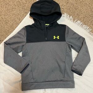 Under Armour Black Jacket with Neon Accents